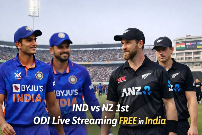 IND vs NZ 1st ODI Live Streaming FREE in India: TV Channel, Time, Venue Details
