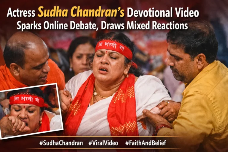 Actress Sudha Chandran’s Devotional Video Sparks Online Debate, Draws Mixed Reactions