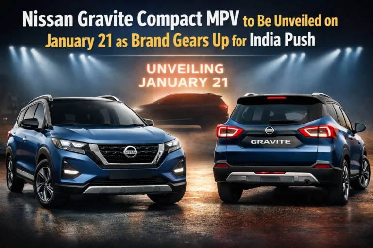 Nissan Gravite Compact MPV to Be Unveiled on January 21 as Brand Gears Up for India Push