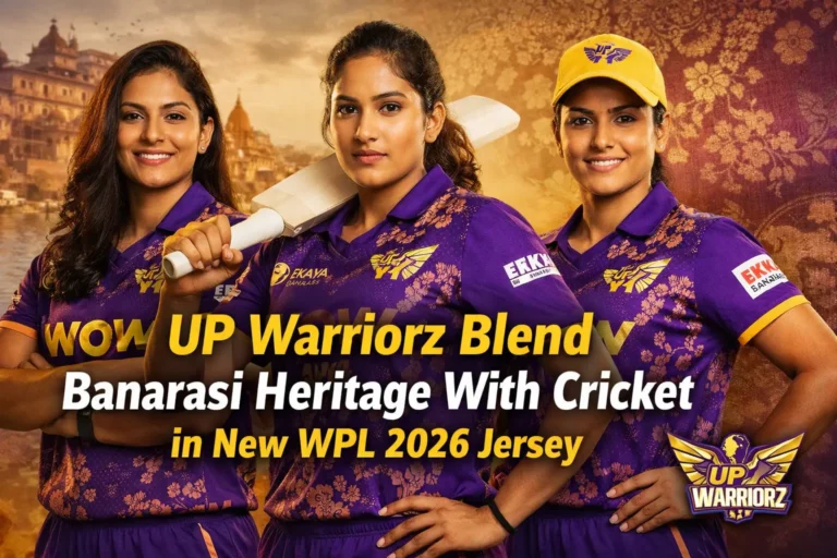 UP Warriorz Blend Banarasi Heritage With Cricket in New WPL 2026 Jersey