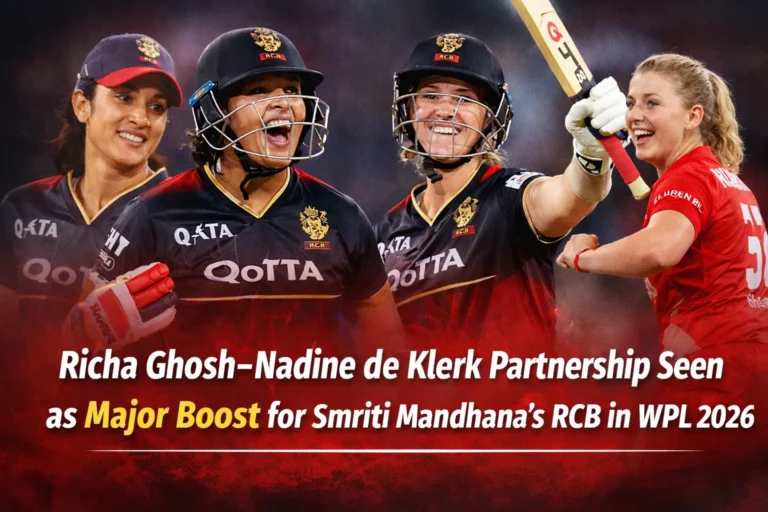 Richa Ghosh–Nadine de Klerk Partnership Seen as Major Boost for Smriti Mandhana’s RCB in WPL 2026