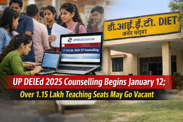 UP DElEd 2025 Counselling Begins January 12; Over 1.15 Lakh Teaching Seats May Go Vacant , 1200px 675px , google disocver image