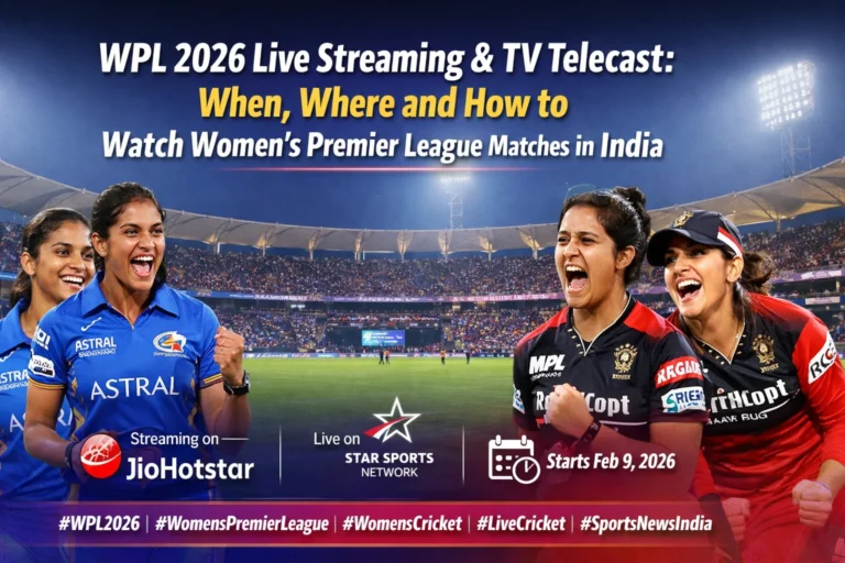 WPL 2026 Live Streaming & TV Telecast: When, Where and How to Watch Women’s Premier League Matches in India