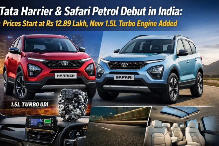 Tata Harrier & Safari Petrol Debut in India: Prices Start at Rs 12.89 Lakh, New 1.5L Turbo Engine Added