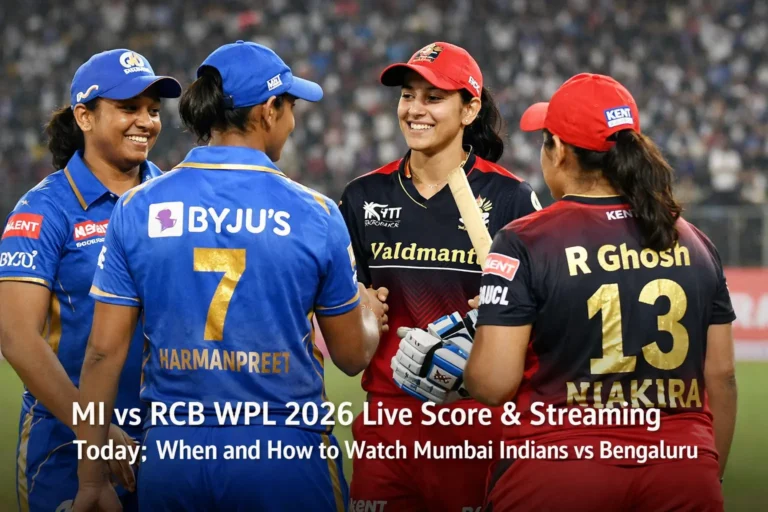 MI vs RCB WPL 2026 Live Score & Streaming Today: When and How to Watch Mumbai Indians vs Royal Challengers Bengaluru Women Match