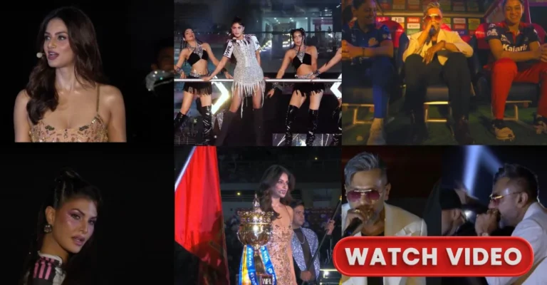 WATCH: Yo Yo Honey Singh, Jacqueline Fernandez Electrify WPL 2026 Opening Night