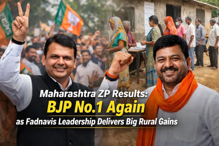 Maharashtra ZP Results: BJP Emerges No.1 Again as Fadnavis Leadership Delivers Big Rural Gains