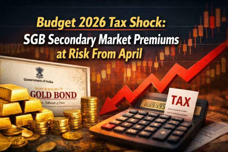 Budget 2026 Tax Shock: New SGB Rule May Wipe Out Secondary Market Premiums From April
