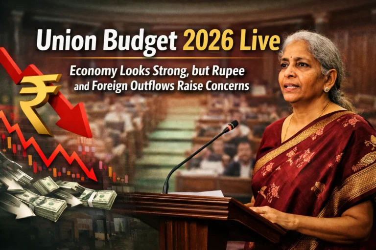 Union Budget 2026 Live: Economy Looks Strong, but Rupee and Foreign Outflows Raise Concerns Union Budget 2026 Live: Economy Looks Strong, but Rupee and Foreign Outflows Raise Concerns