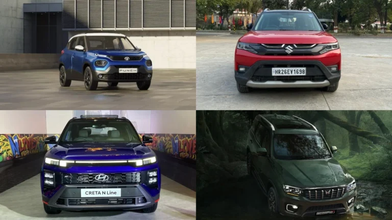Top 10 Cars in India – January 2026: Tata Nexon Leads, Punch Follows; Creta, Brezza, Scorpio Stay Strong in SUV-Dominated Chart