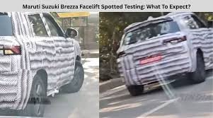 Maruti Suzuki Brezza Facelift 2026 Spotted Testing: Panoramic Sunroof, ADAS, New Design Likely Soon