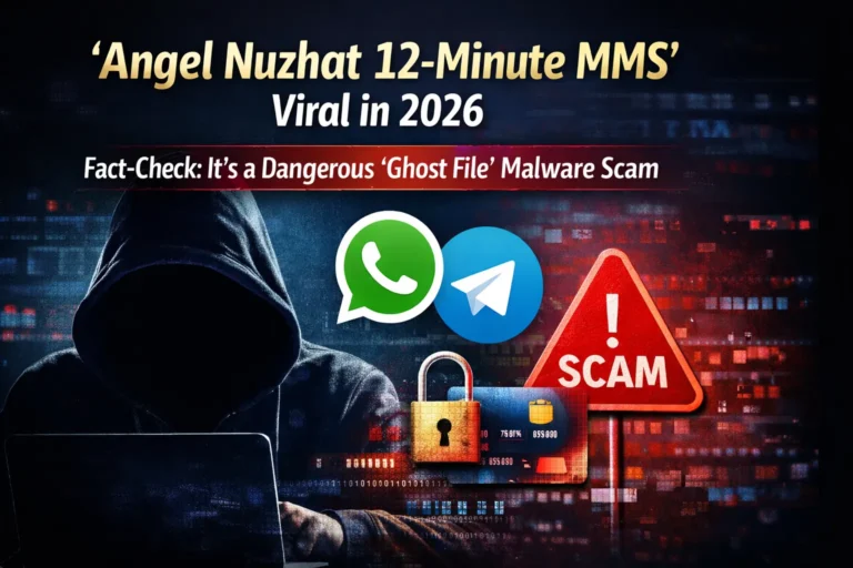 ‘Angel Nuzhat 12-Minute MMS’ Viral in 2026: Fact-Check Reveals Dangerous ‘Ghost File’ Malware Scam Targeting WhatsApp Users