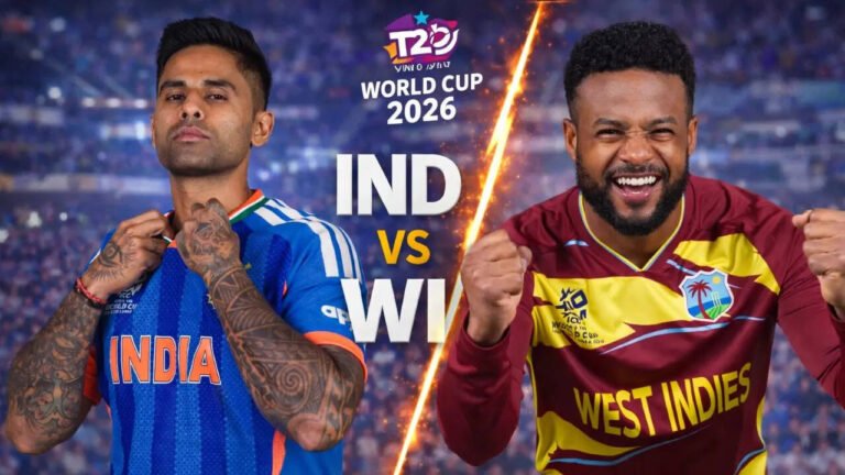 IND vs WI Live Streaming Free: How to Watch India vs West Indies Super 8 T20 World Cup 2026 Match Live on TV & Online