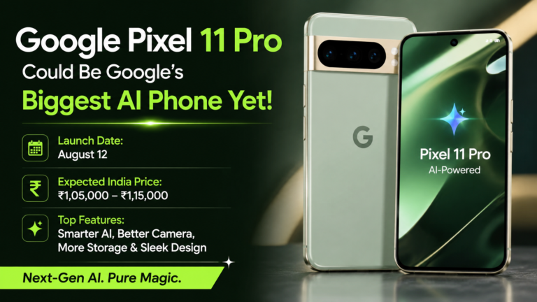 Google Pixel 11 Pro Could Be Google’s Biggest AI Phone Yet: Launch Date, Expected India Price and Top Features